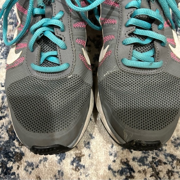 Nike Dart X PolySorb Gray & Blue Tennis Shoes Size 8 - Picture 5 of 13